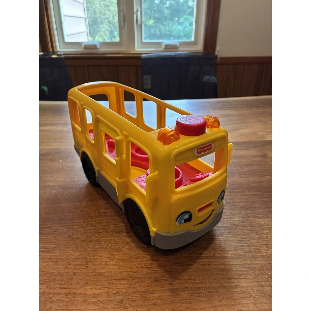 2016 Fisher Price Little People Sit With Me School Bus Sounds Lights